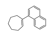 1-(cyclohepten-1-yl)naphthalene结构式