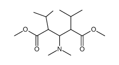 3-Dimethylamino-2,4-diisopropyl-pentanedioic acid dimethyl ester Structure