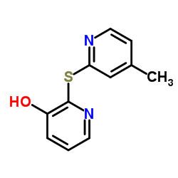 2-[(4-Methyl-2-pyridinyl)sulfanyl]-3-pyridinol Structure