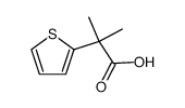 2-甲基-2-(噻吩-2-基)丙酸结构式