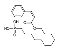 11-(3-phenylprop-2-enoyloxy)undecylphosphonic acid Structure