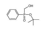 [(2-methylpropan-2-yl)oxy-phenylphosphoryl]methanol Structure