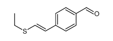 4-(2-ethylsulfanylethenyl)benzaldehyde结构式