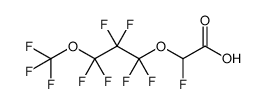 2-H-perfluoro-3,7-dioxaoctanoic acid结构式