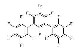 3,5-bis(pentafluorophenyl)-1-bromotrifluorobenzene Structure