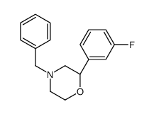 (2S)-4-benzyl-2-(3-fluorophenyl)morpholine Structure