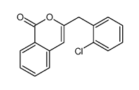 3-[(2-chlorophenyl)methyl]isochromen-1-one Structure