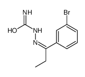 [1-(3-bromophenyl)propylideneamino]urea Structure