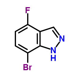 7-Bromo-4-fluoro-1H-indazole structure