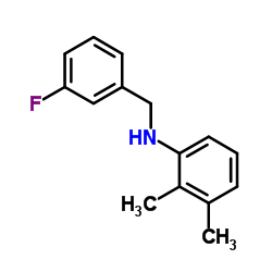 N-(3-Fluorobenzyl)-2,3-dimethylaniline Structure