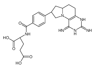 5,10-methylene-5,6,7,8-tetrahydro-8,10-dideazaminopterin Structure