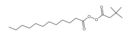 3,3-dimethylbutyryl dodecanoyl peroxide Structure