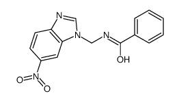 N-((6-Nitro-1H-benzimidazol-1-yl)methyl)benzamide picture