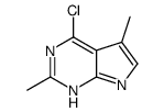 4-chloro-2,5-dimethyl-7H-pyrrolo[2,3-d]pyrimidine picture