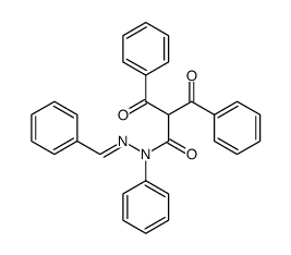 N'-Benzyliden-N-phenyl-dibenzoylessigsaeure-hydrazid Structure