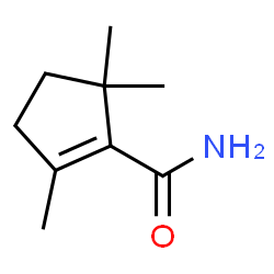 1-Cyclopentene-1-carboxamide,2,5,5-trimethyl-(9CI) structure