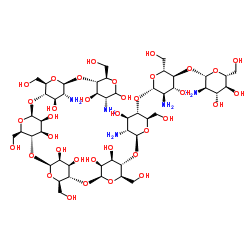 MANNOTRIOSE-DI-(N-ACETYL-D-GLUCOSAMINE), TRIS(N-ACETYL-D-GLUCOSAMINYL) Structure