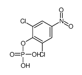 (2,6-dichloro-4-nitrophenyl) dihydrogen phosphate Structure