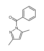 (3,5-dimethyl-1H-pyrazol-1-yl)(phenyl)methanone结构式