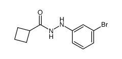 N'-(3-bromophenyl)cyclobutanecarbohydrazide Structure