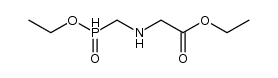 N-[(ethoxyphosphinyl)methyl]glycine ethyl ester Structure