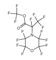 Perfluoro(methyl 2-N-morpholinopropionate) Structure