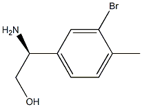 (2S)-2-AMINO-2-(3-BROMO-4-METHYLPHENYL)ETHAN-1-OL结构式