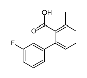 2-(3-fluorophenyl)-6-methylbenzoic acid Structure