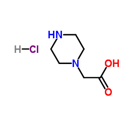 2-(piperazin-1-yl)acetic acid hydrochloride Structure