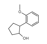 2-(2-methoxyphenyl)cyclopentanol结构式