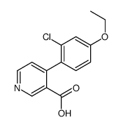 4-(2-chloro-4-ethoxyphenyl)pyridine-3-carboxylic acid Structure