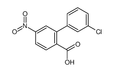 2-(3-chlorophenyl)-4-nitrobenzoic acid Structure