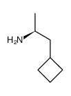 (2S)-1-cyclobutylpropan-2-amine Structure