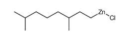 3,7-dimethyloctylzinc chloride Structure