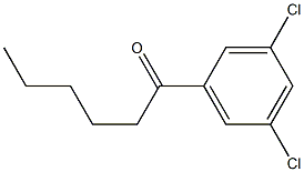 1-(3,5-dichlorophenyl)hexan-1-one Structure