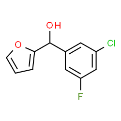 3-CHLORO-5-FLUOROPHENYL-(2-FURYL)METHANOL结构式