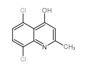 4-Quinolinol,5,8-dichloro-2-methyl- structure