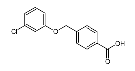 4-(3-CHLORO-PHENOXYMETHYL)-BENZOIC ACID structure