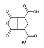 1,3-dioxo-4,5,6,6a-tetrahydro-3aH-cyclopenta[c]furan-4,6-dicarboxylic acid Structure