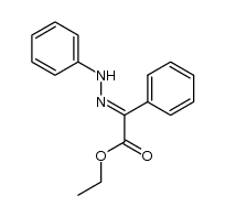 ethyl α-(E-phenylhydrazono)benzeneacetate结构式