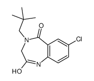 7-chloro-4-(2,2-dimethylpropyl)-1,3-dihydro-1,4-benzodiazepine-2,5-dione Structure