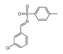 N-[(3-chlorophenyl)methylidene]-4-methylbenzenesulfonamide结构式