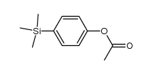 4-(trimethylsilyl)phenol acetate结构式