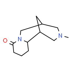 1,2,3,4,5,6,9,10,11,11a-Decahydro-3-methyl-1,5-methano-8H-pyrido[1,2-a][1,5]diazocin-8-one structure