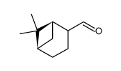 Bicyclo[3.1.1]heptane-2-carboxaldehyde, 6,6-dimethyl-, (1R,5R)-[partial]- (9CI) Structure
