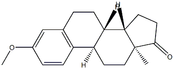 (8α,9β)-3-Methoxyestra-1,3,5(10)-trien-17-one结构式