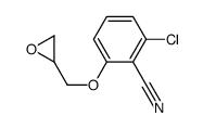 2-chloro-6-(oxiran-2-ylmethoxy)benzonitrile Structure