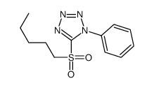 5-pentylsulfonyl-1-phenyltetrazole Structure