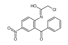 N-(2-benzoyl-4-nitrophenyl)-2-chloroacetamide结构式