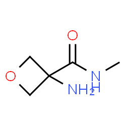 3-amino-N-methyl-oxetane-3-carboxamide structure